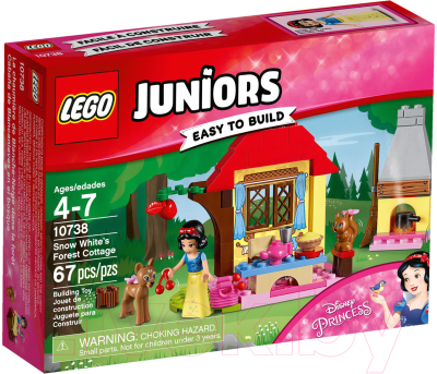 Конструктор Lego Juniors Лесной домик Белоснежки 10738