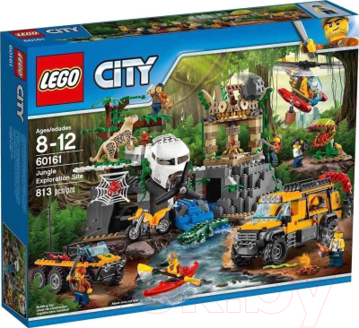 Конструктор Lego City База исследователей джунглей 60161