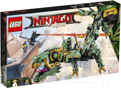 Конструктор Lego Ninjago Механический Дракон Зелёного Ниндзя 70612