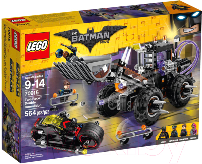 Конструктор Lego Batman Movie Разрушительное нападение Двуликого 70915