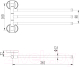 Миниатюра изображения товара Держатель для полотенца Ledeme L1913