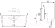 Миниатюра изображения товара Крючок для ванной Ledeme L204-3