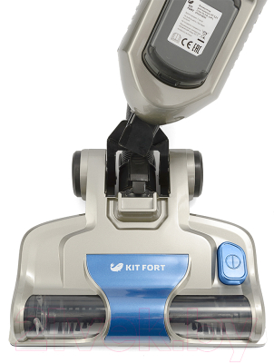 Вертикальный пылесос Kitfort KT-521-2 (серый/синий)