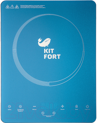 Электрическая настольная плита Kitfort KT-110-2 (синий)