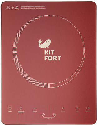 Электрическая настольная плита Kitfort KT-110-4 (терракотовый)