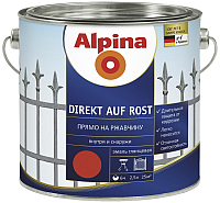 

Эмаль Alpina, Direkt Auf Rost RAL3000