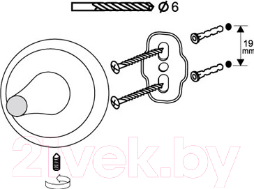 Держатель для полотенца Bisk 71650