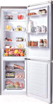Холодильник с морозильником Candy CCPS 6180SRU (34002271)