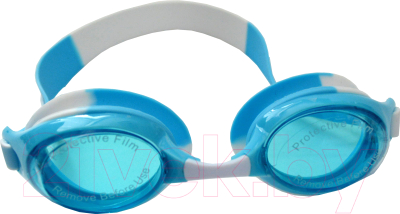 Очки для плавания Sabriasport G301 (голубой/белый)
