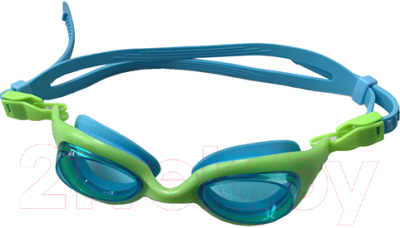 Очки для плавания Sabriasport G301 (голубой/зеленый)