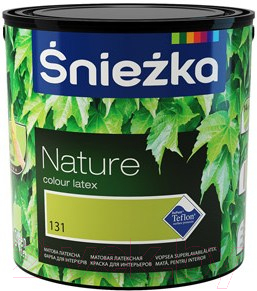 Краска Sniezka Nature 131T Зеленый Чай (2.5л, матовый)