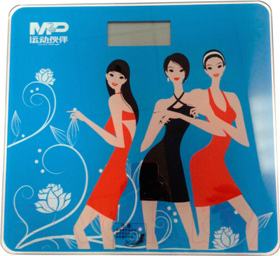 Напольные весы электронные Motion Partner MP761 (синий)