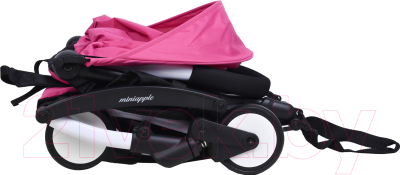 Детская прогулочная коляска Yoya Miniapple DHBS008/RWF (розовый/белый)