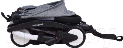 Детская прогулочная коляска Yoya Miniapple DHBS008-2/GWF (серый/белый)