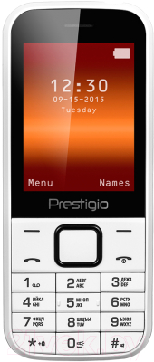 Мобильный телефон Prestigio Wize C1 1240 Duo / PFP1240DUOWHITE (белый)