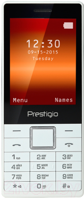 Мобильный телефон Prestigio Muze B1 1280 Duo / PFP1280DUOWHITE (белый)