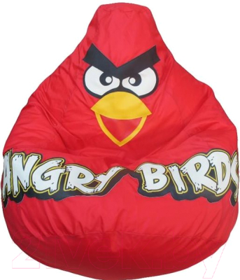 Бескаркасное кресло Flagman Груша Макси Angry Birds Г2.1-044 (красный)