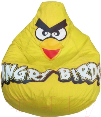 Бескаркасное кресло Flagman Груша Макси Angry Birds Г2.1-045 (желтый)