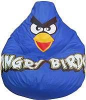 Бескаркасное кресло Flagman Груша Макси Angry Birds Г2.1-046 (синий) - 