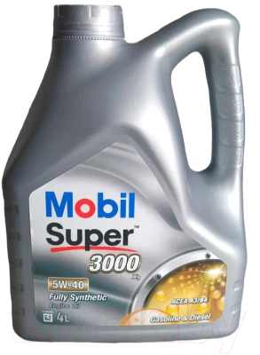 Моторное масло Mobil Super 3000 X1 5W40 / 152566 (4л)