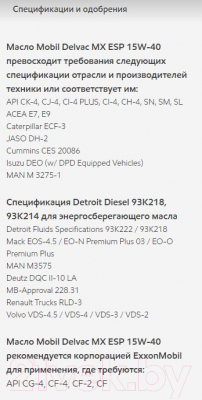Моторное масло Mobil Delvac MX ESP 15W40 / 153851 (20л)