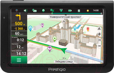 GPS навигатор Prestigio GeoVision 5069 (PGPS5069CIS04GBNV)