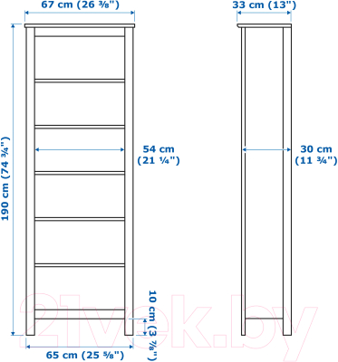 Стеллаж Ikea Брусали 203.795.62