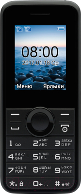 Мобильный телефон Philips E106 (черный)