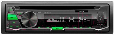 Бездисковая автомагнитола ACV AVS-1711G (зеленый)