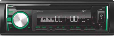 Бездисковая автомагнитола ACV AVS-1715G (зеленый)