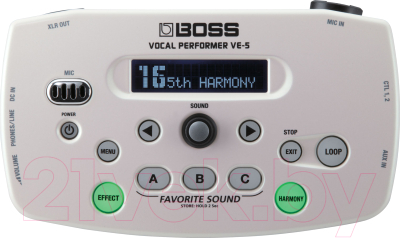 Процессор вокальный Boss VE-5-WH