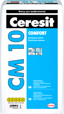 Клей для плитки Ceresit CM 10 Comfort (5кг)