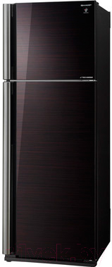 Холодильник с морозильником Sharp SJ-XP39PG-RD