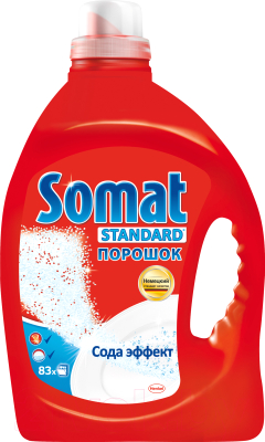 Порошок для посудомоечных машин Сомат Standard С эффектом соды (2.5кг)