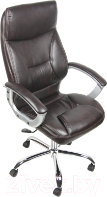 Кресло офисное Деловая обстановка Лагуна (темно-коричневый)