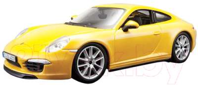 Масштабная модель автомобиля Bburago Порше 911 Каррера / 18-21065 (желтый)