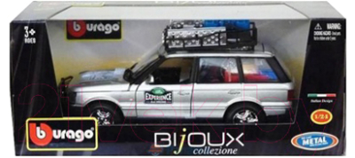 Масштабная модель автомобиля Bburago Рэндж Ровер Сафари / 18-22061 - Цвет зависит от партии поставки