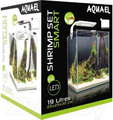 Аквариумный набор Aquael Shrimp Set Smart 2 10 / 114955 (черный)