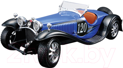 Масштабная модель автомобиля Bburago Бугатти 55 (1932) / 18-25035 (сборная) - товар по цвету не маркируется