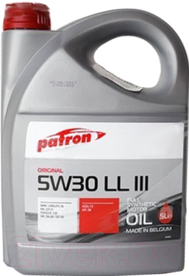 

Моторное масло Patron, Original 5W30 LL III