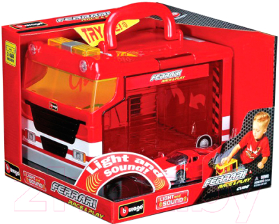 Паркинг игрушечный Bburago Ferrari / 18-31201 - Цвет зависит от партии поставки