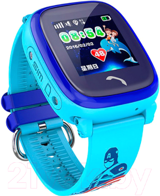 Умные часы детские Smart Baby Watch W9 (голубой)