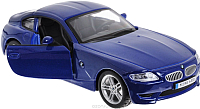 Масштабная модель автомобиля Bburago Street Fire БМВ M Купе / 18-43007 (синий металлик) - 
