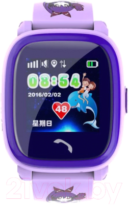 Умные часы детские Smart Baby Watch W9 (фиолетовый)