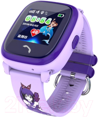 Умные часы детские Smart Baby Watch W9 (фиолетовый)