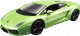 Масштабная модель автомобиля Bburago Street Fire Ламборгини Галлардо / 18-43020 (зеленый металлик) - 