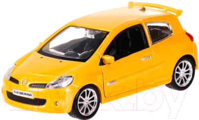 Масштабная модель автомобиля Bburago Street Fire Рено Клио Спорт / 18-43040 - товар по цвету не маркируется
