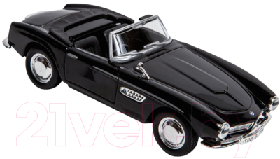 Масштабная модель автомобиля Bburago Street Classics БМВ 507 (мод.1956) / 18-43209 (черный) - товар по цвету не маркируется