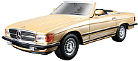 Масштабная модель автомобиля Bburago Street Classics Мерседес Бенц 450 SL / 18-43212 (золотой металлик) - 