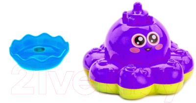 Игра для ванной Bradex Фонтан-осьминожка DE 0249 (фиолетовый)